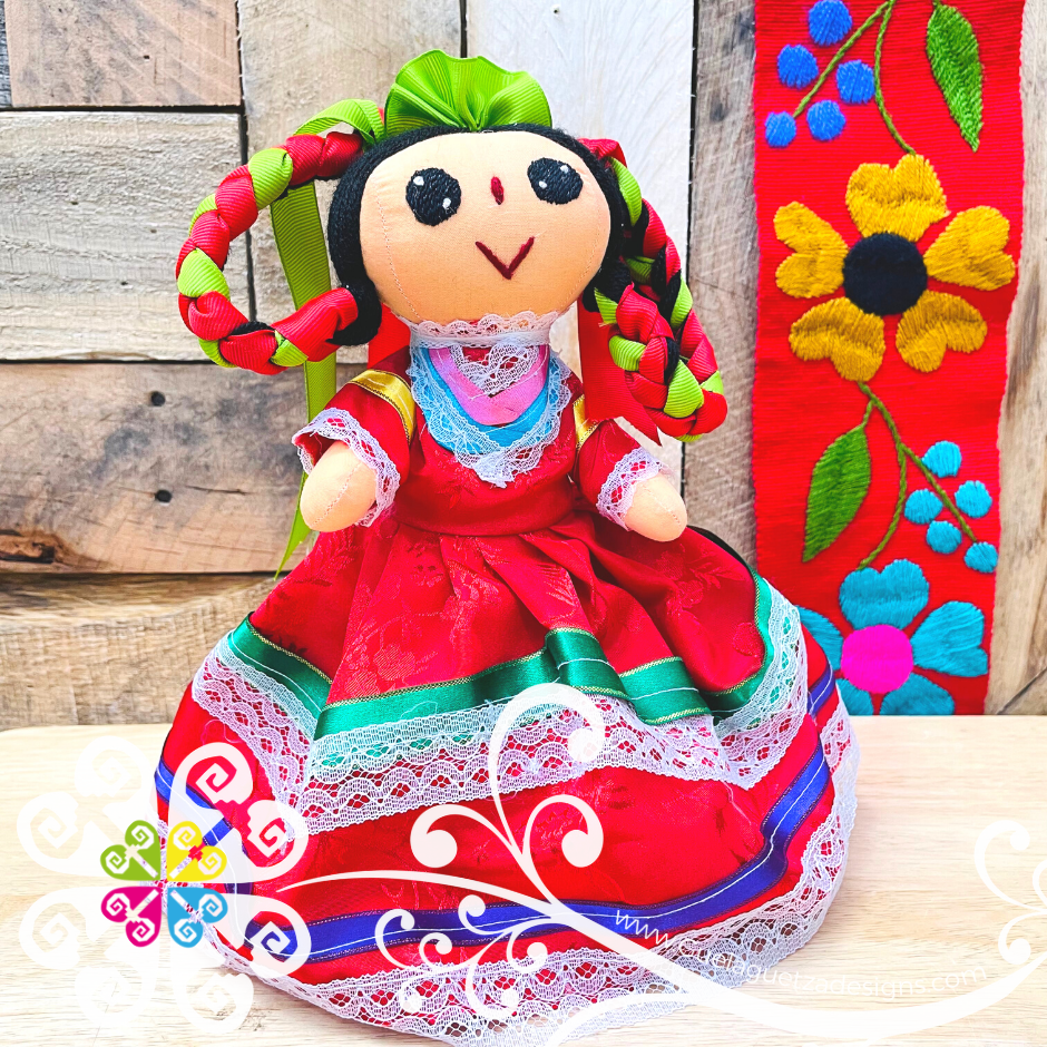 Tapatia Dress Mexican Otomi Doll - Fina – Guelaguetza Designs