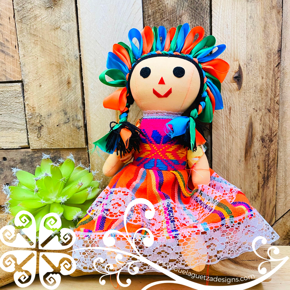 Medium Mexican Otomi Doll - Sencilla – Guelaguetza Designs