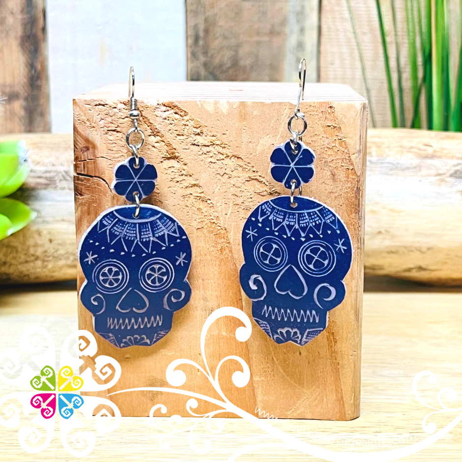 Jicara Skull Artisan Earrings - Earrings