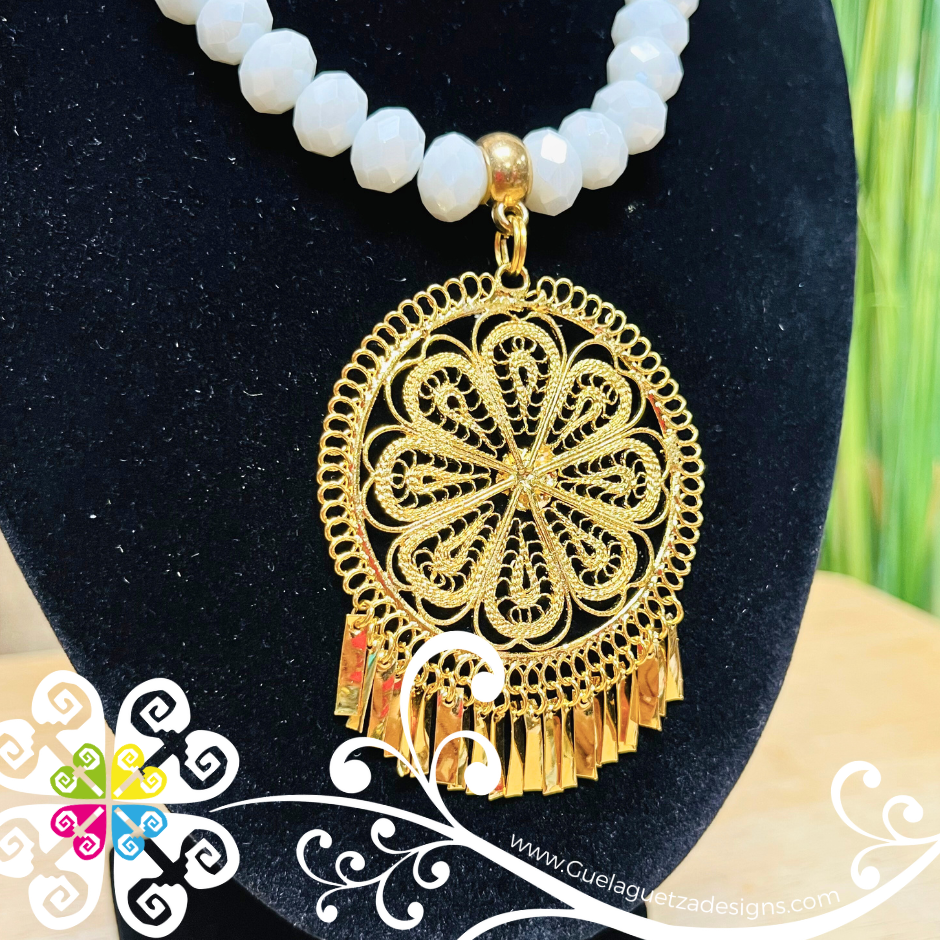 Filigrana Necklace Sets - Flower Medallion