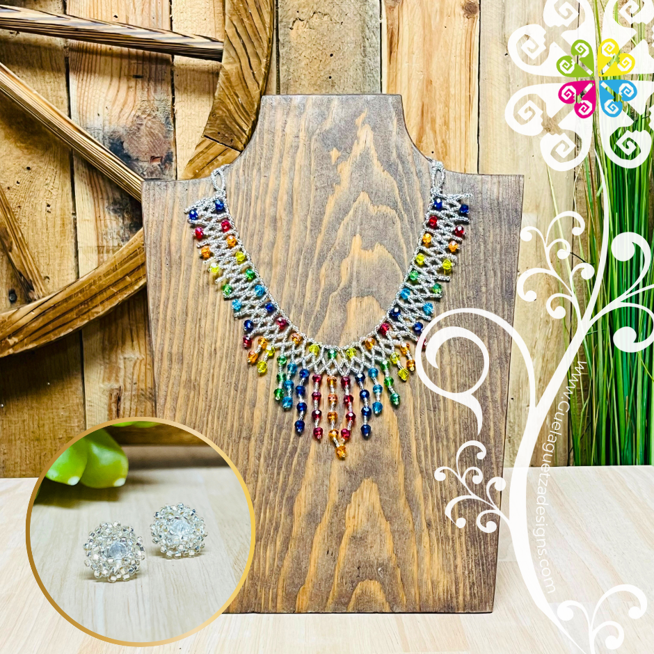 Beaded Corona Necklace Set