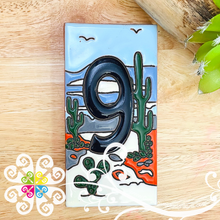 Desert Mexican House Numbers - Tiles Numbers