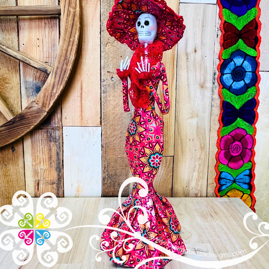 Medium Catrina Papel Mache