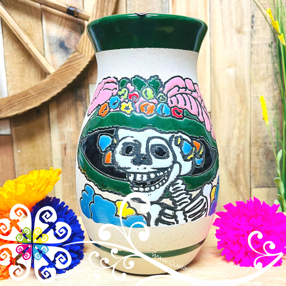 Florero Catrina - Mexican Home Décor