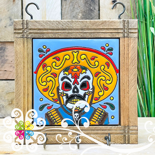 Revolucionario Key Holder - Day of the Dead Wall Art