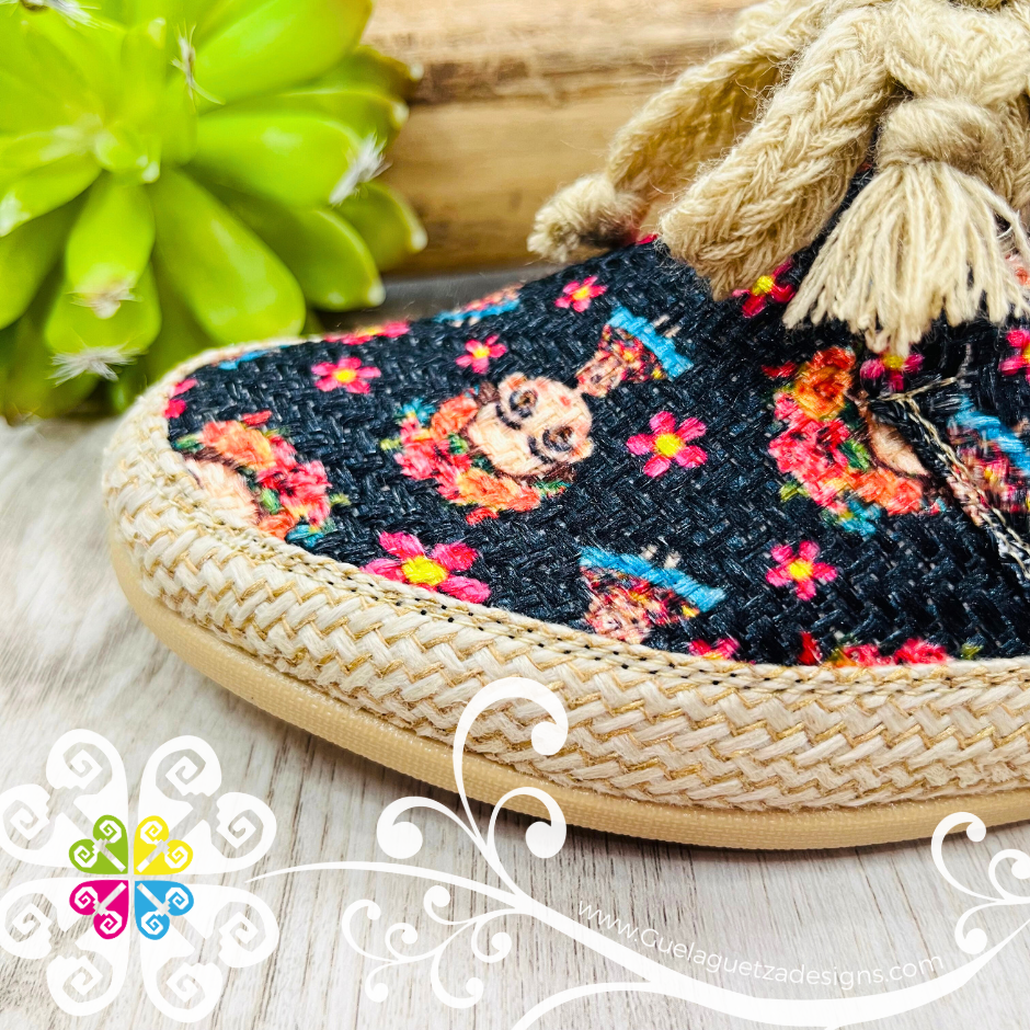 Frida Design Burlap Artisan Sneakers - Women Shoes