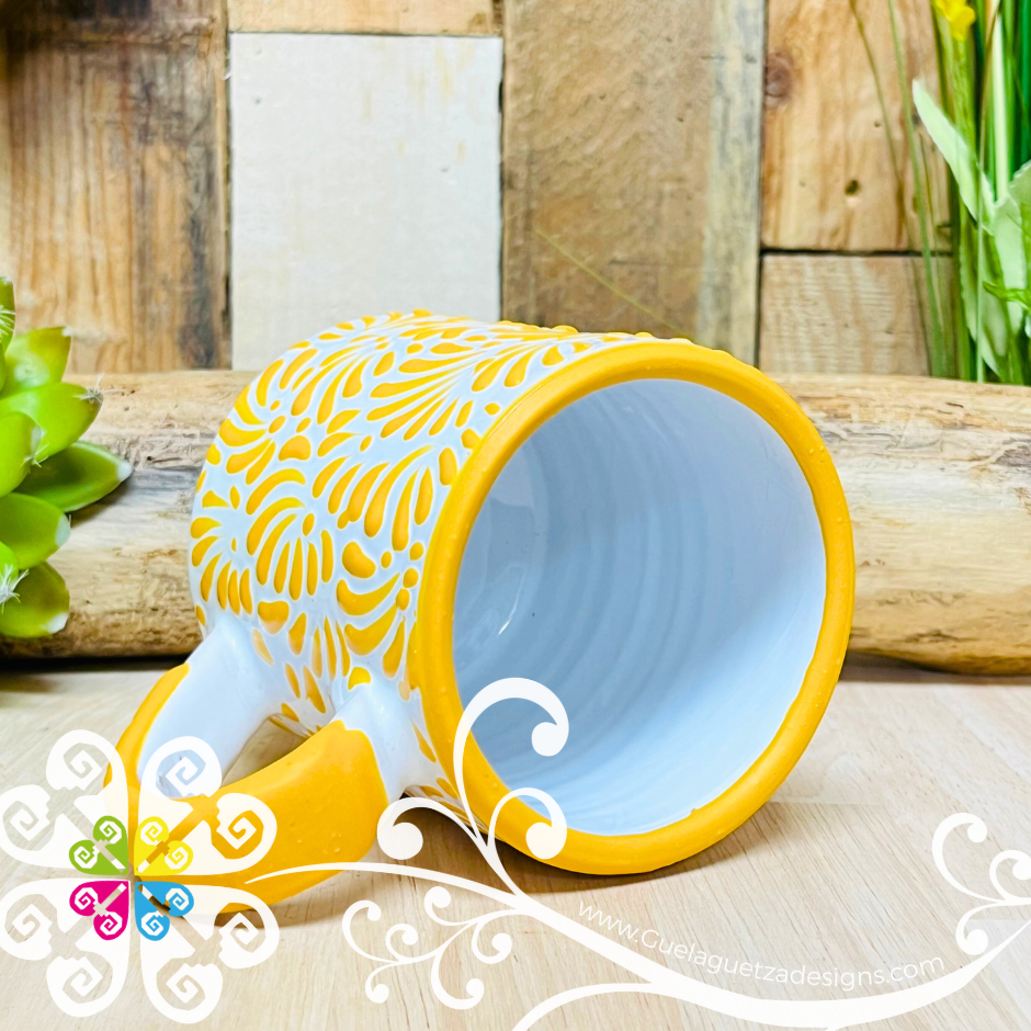 Yellow Feathers - Talavera Mug