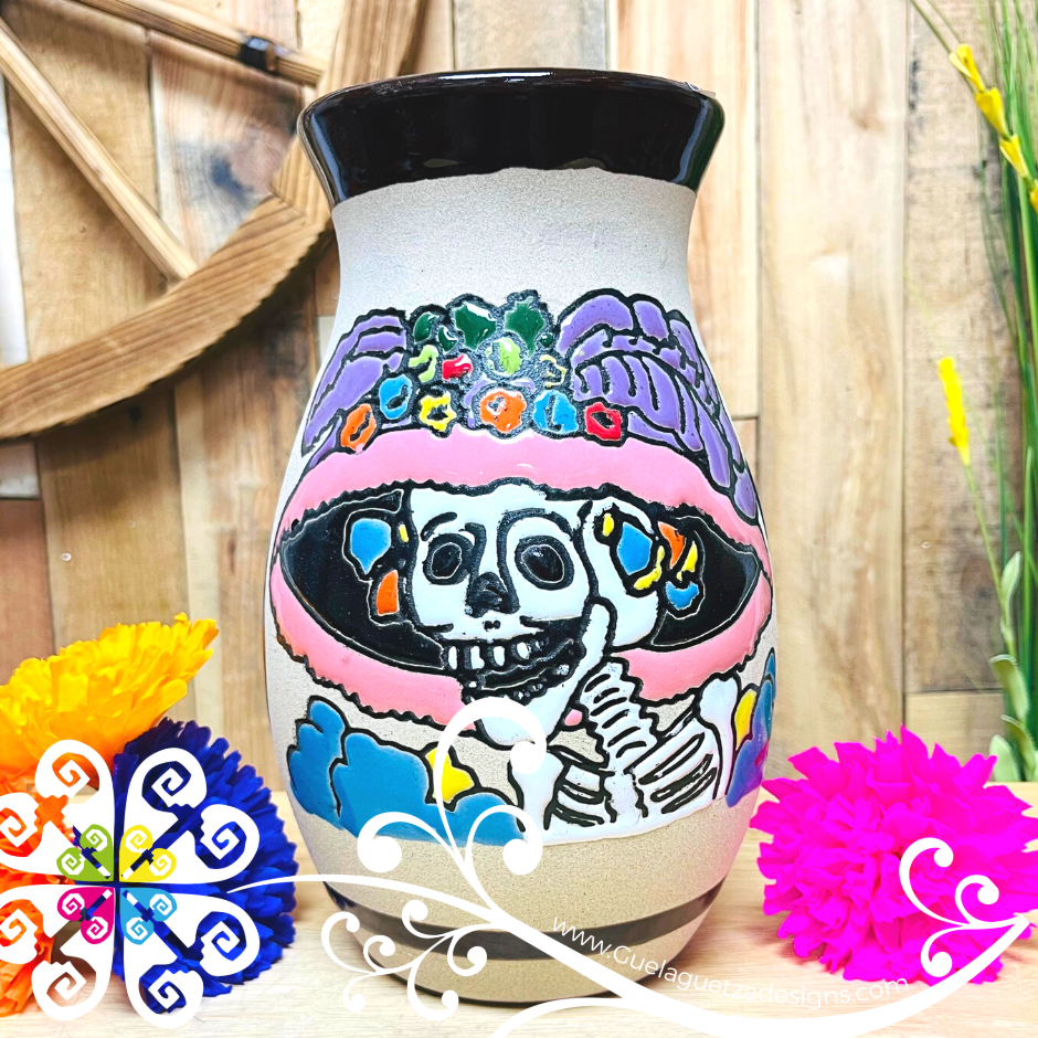 Florero Catrina - Mexican Home Décor