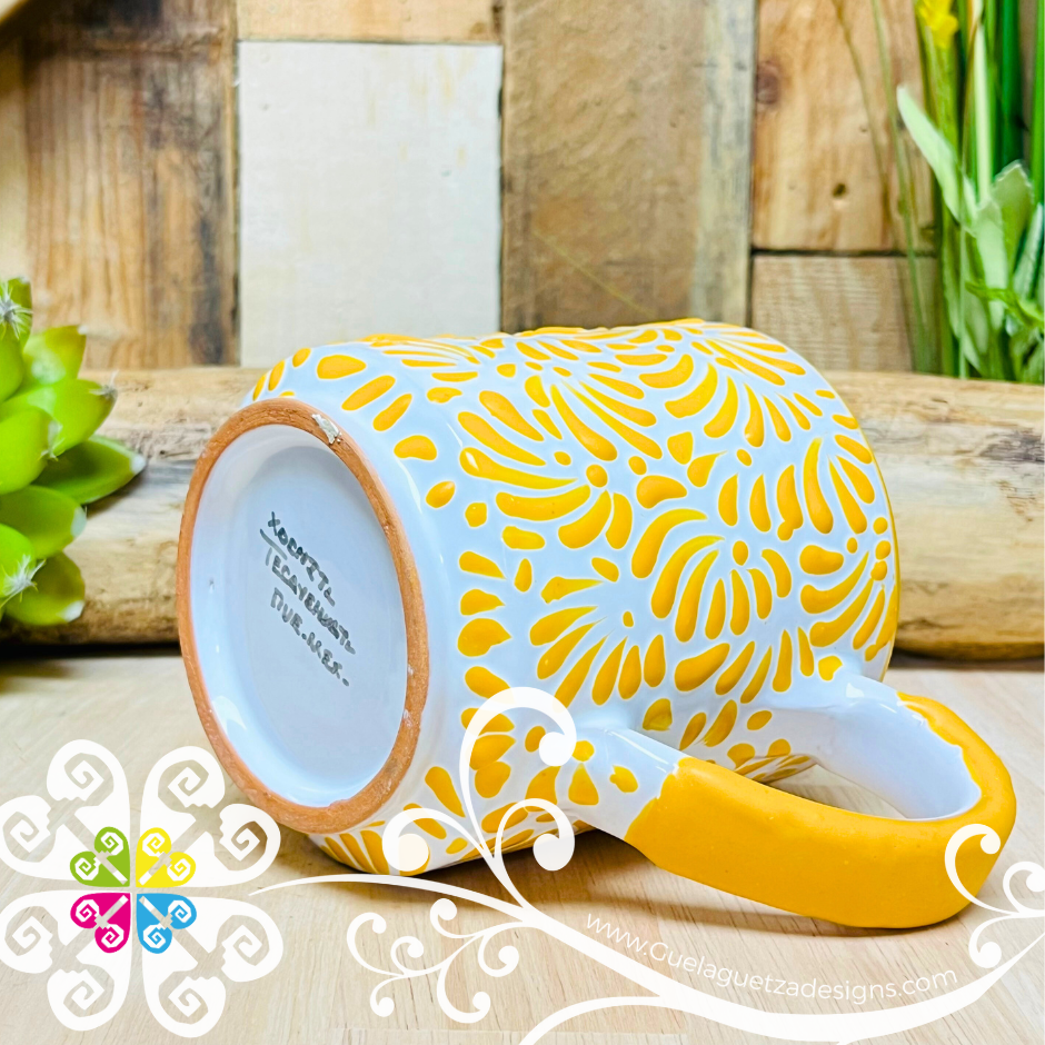 Yellow Feathers - Talavera Mug