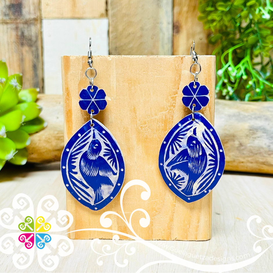 Jicara Oval Artisan Earrings - Earrings