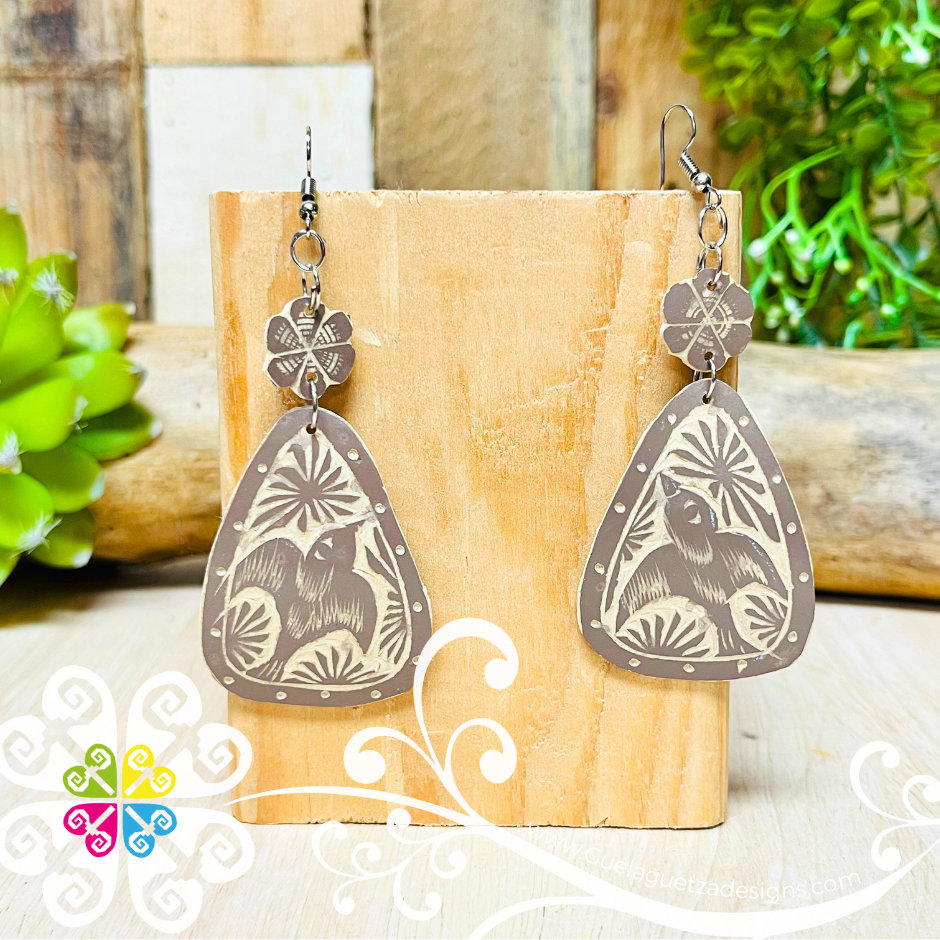 Jicara Triangle Artisan Earrings - Earrings