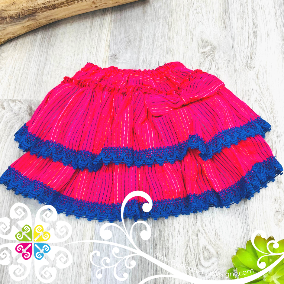 Pink Rallitas Primavera Girl Set - Mexican Children Outfit