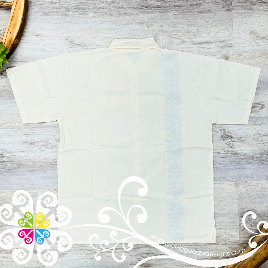 Beige Earth Tones - Embroider Men Shirt