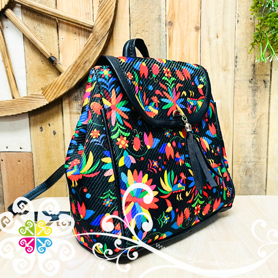 Mexican Backpack - Faux Leather Bag