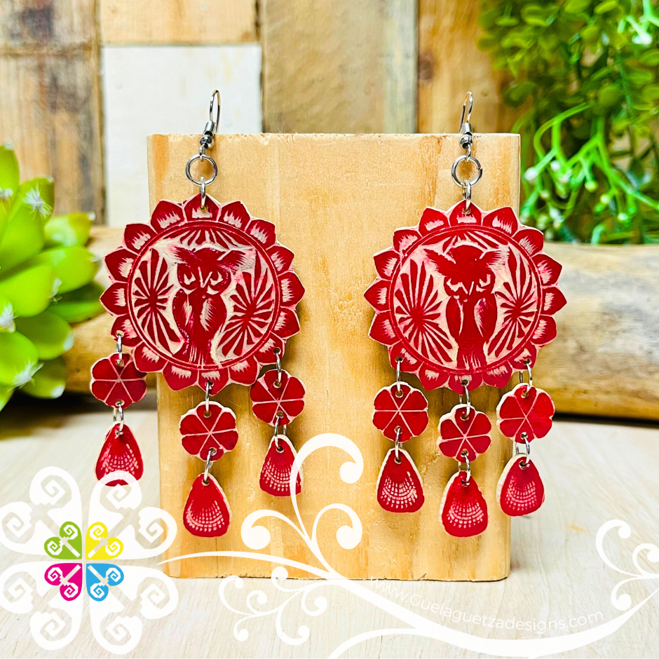 Jicara Flowers Artisan Earrings - Earrings