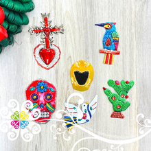 Set of 6 Hojalata Ornaments - Mexican Christmas