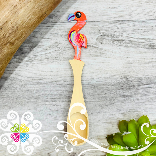 Flamingo Sugar Spoon - Cocina Oaxaca