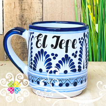 El Jefe Blue Talavera Mug