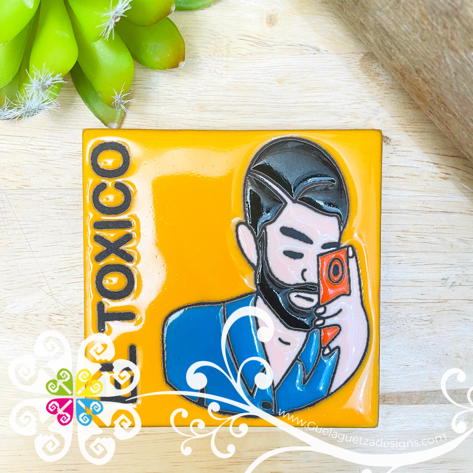 El Toxico - Mexican Loteria Coaster Tile