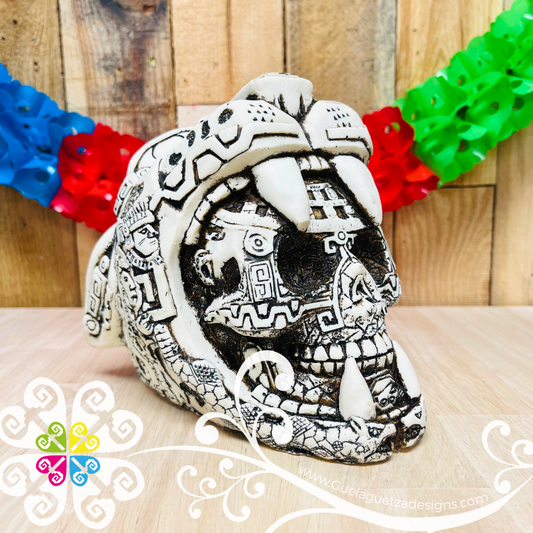 Large Jaguar - Artisan Day of Dead Resin Skull