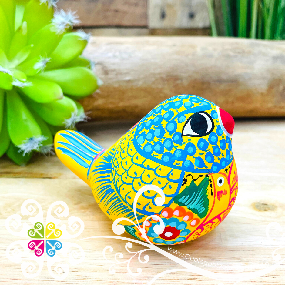 Bird Hand-painted Clay Figure