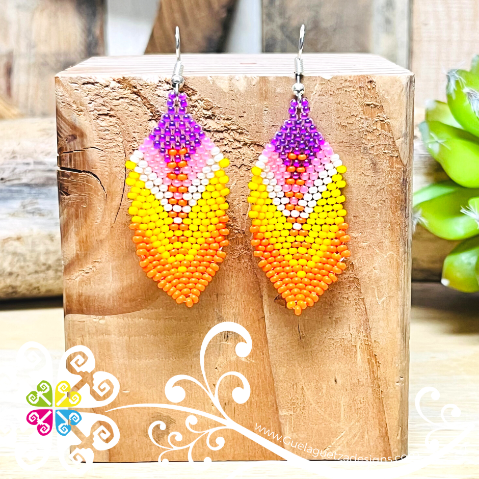 Pluma Beaded Earring