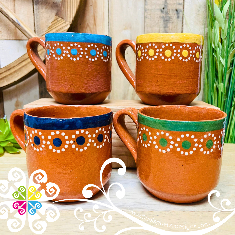 Set of 4 Capula Clay Sencillo Mug - Set Capula Sencillo Clay Mug