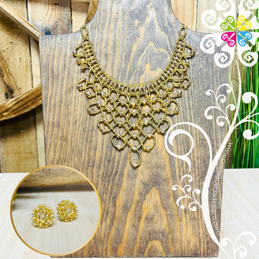 Beaded Royalty Necklace Set