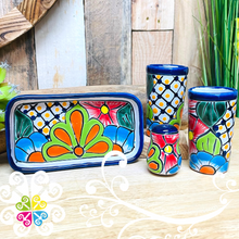 Mini Tequilero Talavera Tray - Talavera