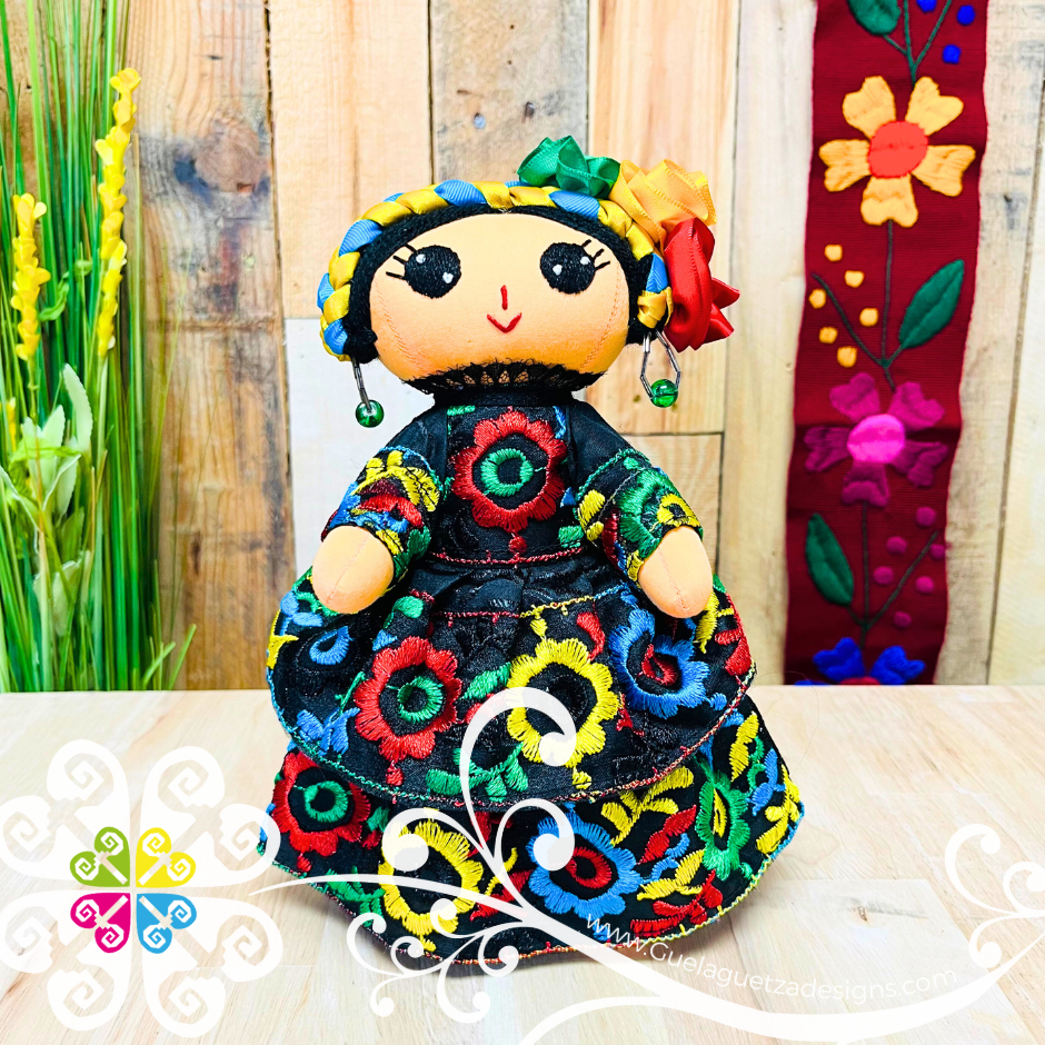 Chiapas Dress Mexican Otomi Doll - Fina