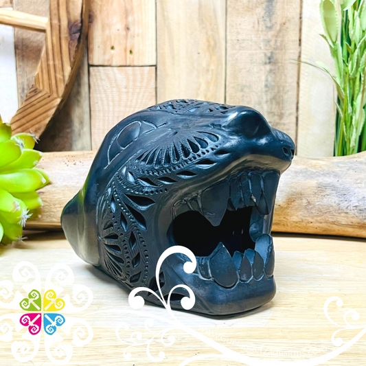 Large Jaguar - Black Clay Oaxaca