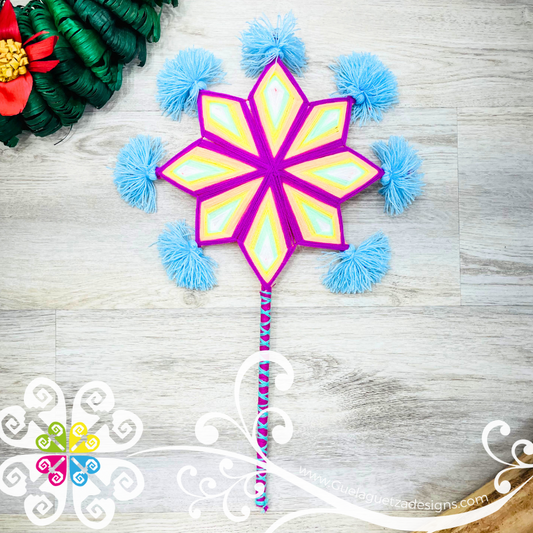 Medium Star Pom Pom - Christmas Tree Topper