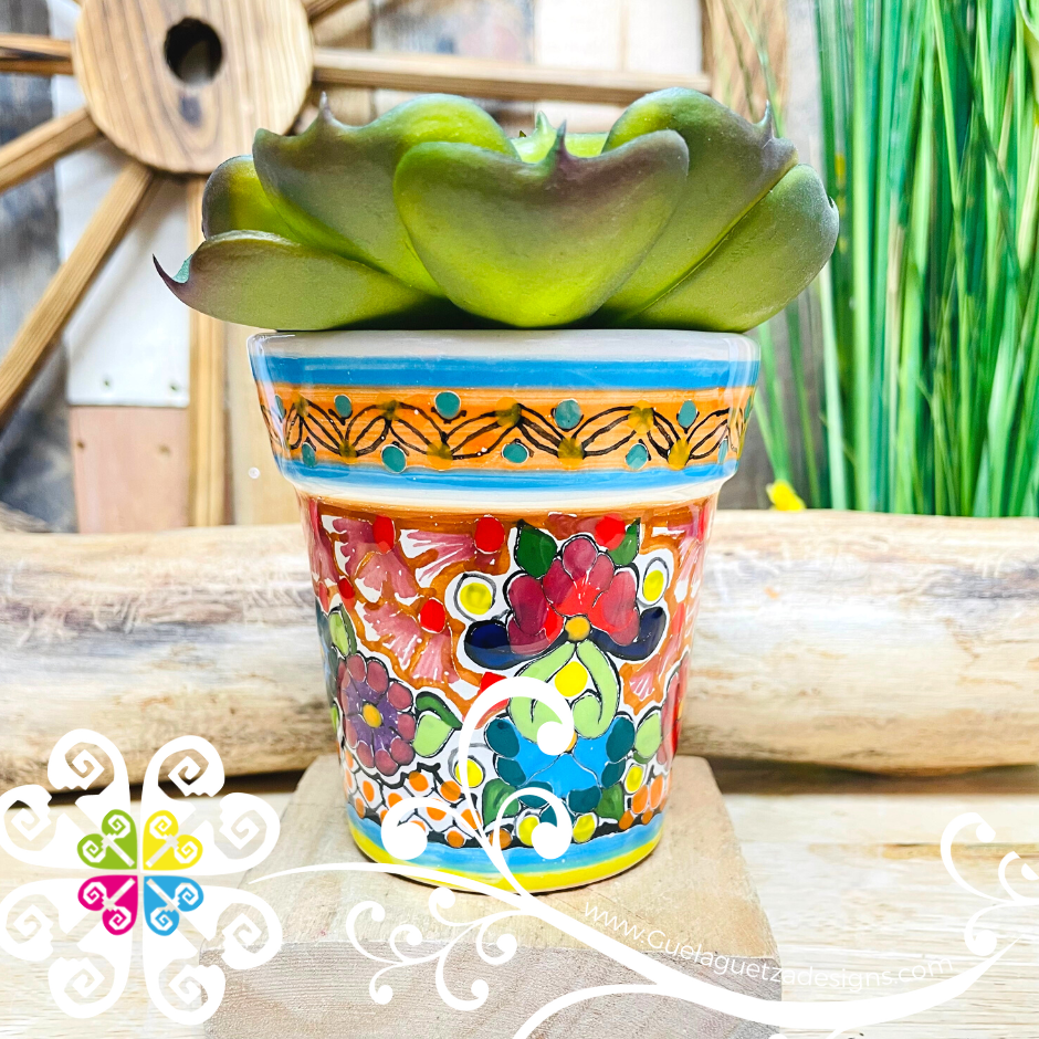 Small Talavera Pot - Maceta