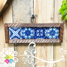 Talavera Tiles Keyholder - Talavera Keyholder