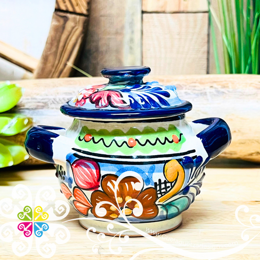 Small Talavera Sugar Bowl - Talavera Azucarera