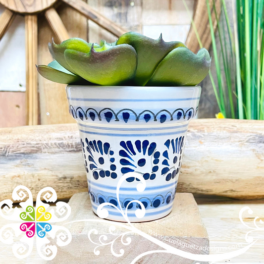 Small Talavera Pot - Maceta