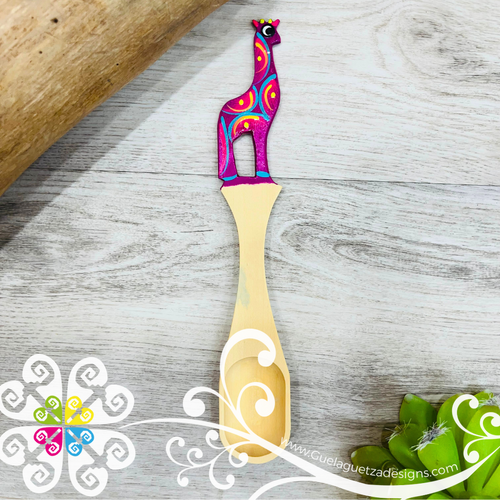 Giraffe Sugar Spoon - Cocina Oaxaca