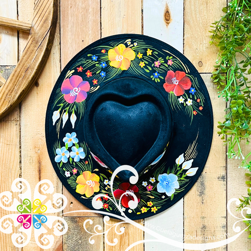 Flower Garden - Hand Painted Fall Hat