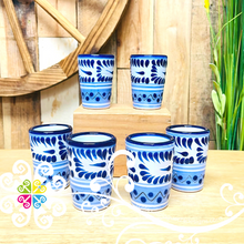 Set of 6 Talavera Tequilero - Talavera Poblana