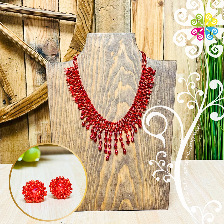 Beaded Corona Necklace Set