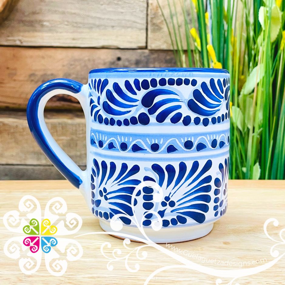 Blue Talavera Mug - Single Talavera Mug