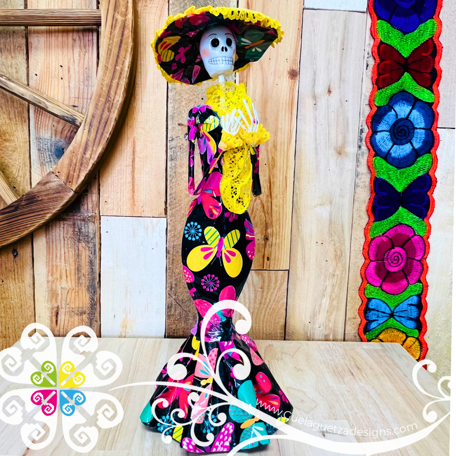 Medium Catrina Papel Mache