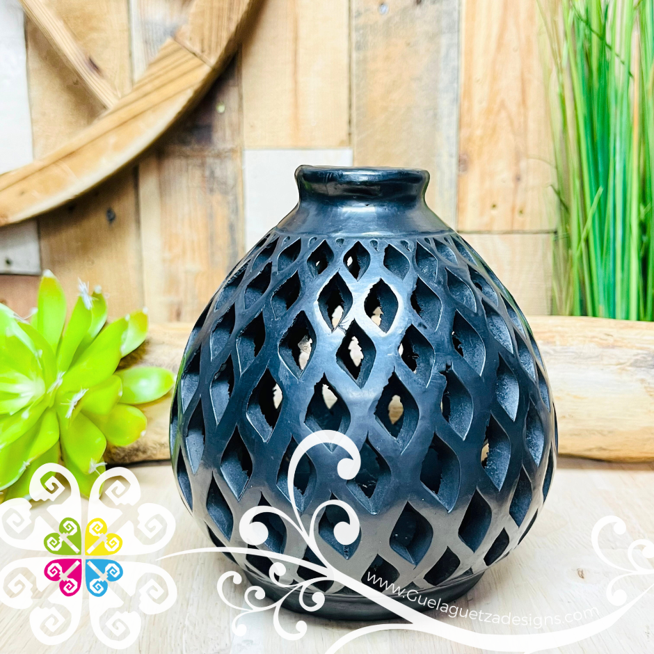 Cantarito Mezcalero Vase - Barro Negro Oaxaca