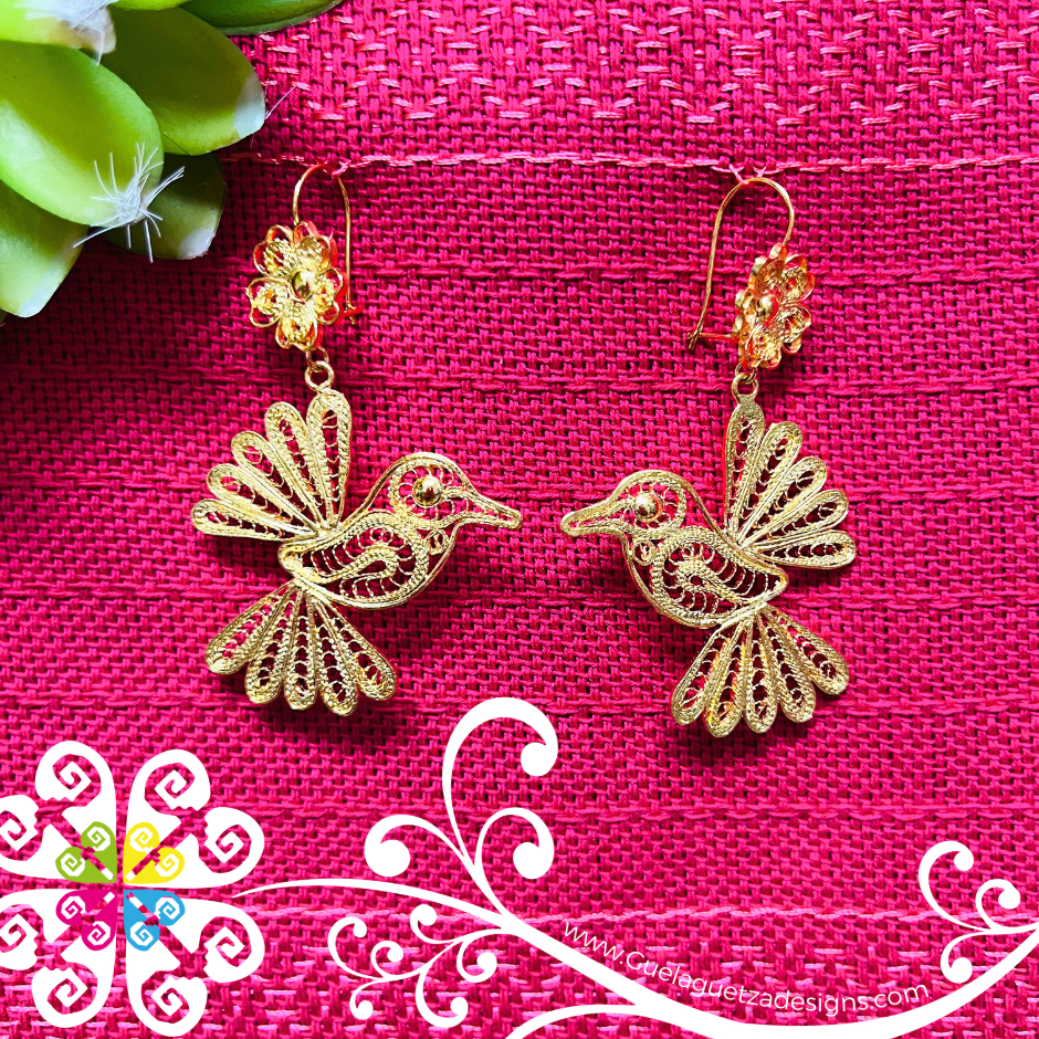 Colibri - Filigrana Artisan Earrings