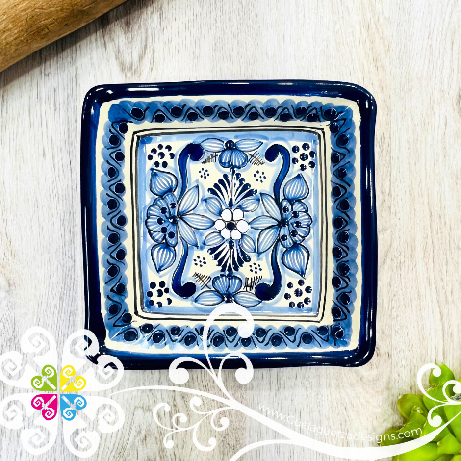 Talavera Square Tray - Talavera Puebla