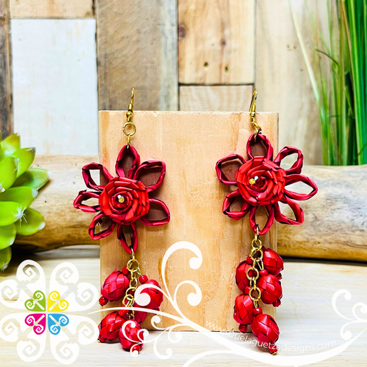 Sunflower Earrings - Palm Earrings