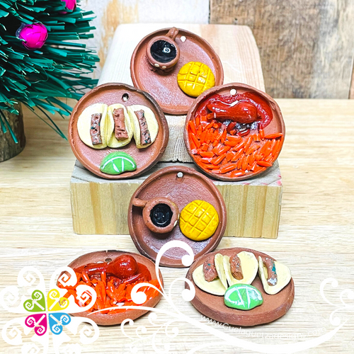 Comidita Clay Ornament - 6 pcs Set