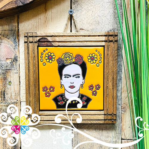 Orange Frida - Wall Art