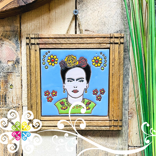 Sky Blue Frida - Wall Art