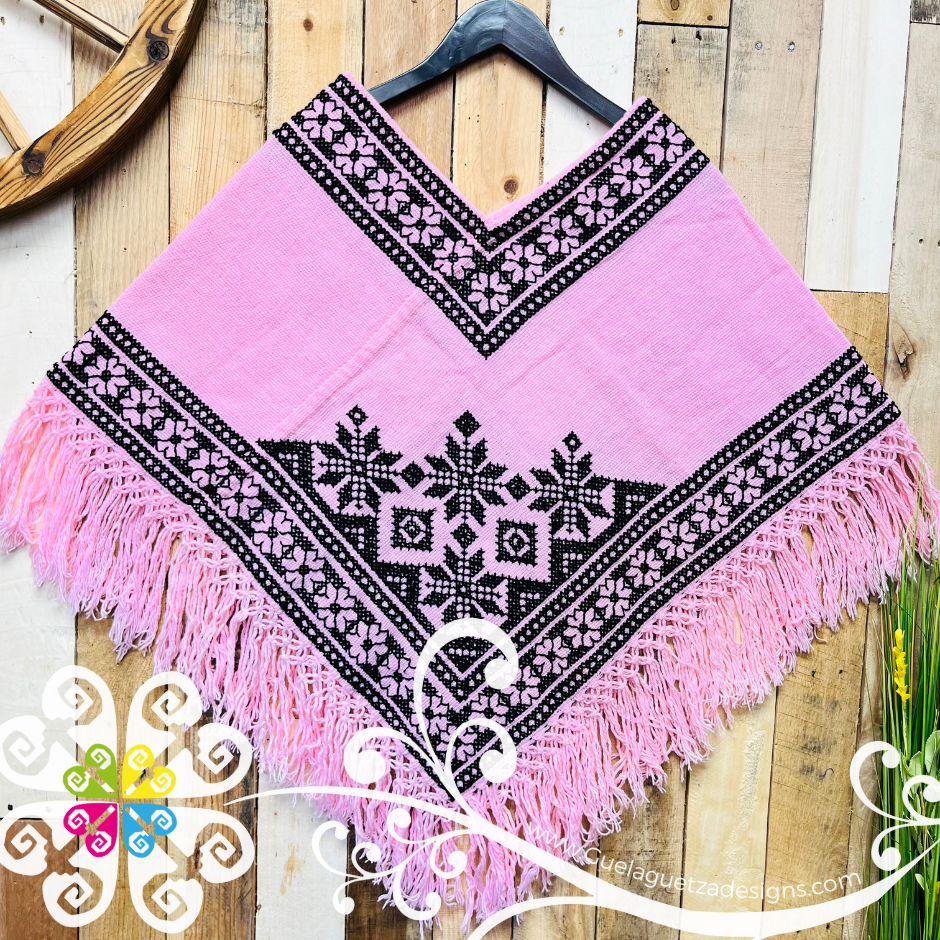 Orillado Design Embroider Poncho - Mañanita